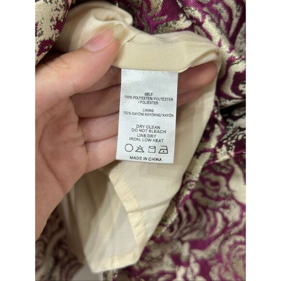 NWT Sunday in Brooklyn Brocade Back Bow Mini Shift Dress Women's Small - Picture 7 of 12